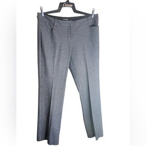 Express columnist 12R black and white trousers